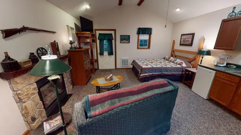 Wood Edge Cabin Interior